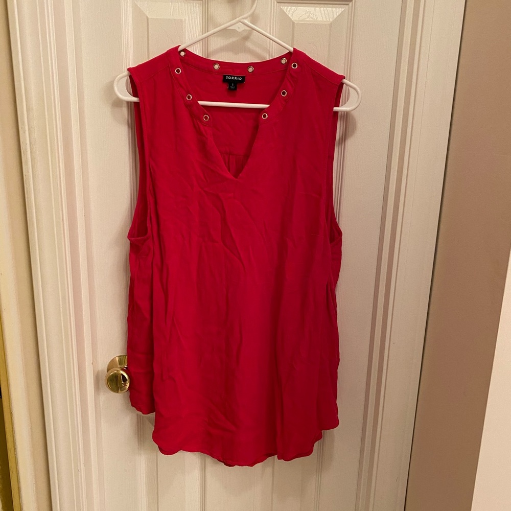 Torrid Pink Sleeveless Top